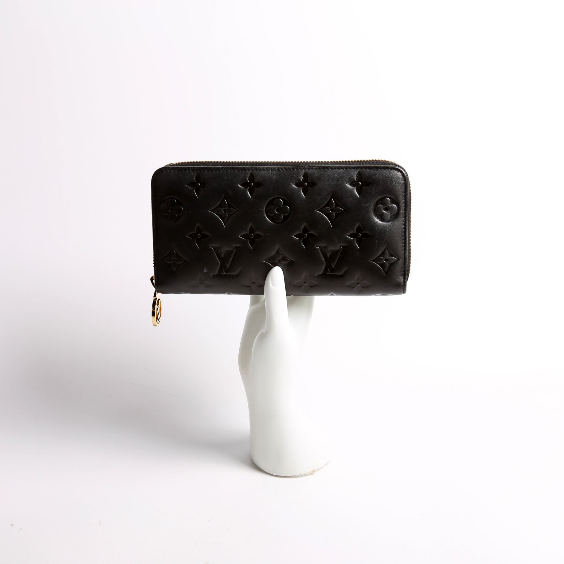 Coussin Zippy Wallet Lambskin Black