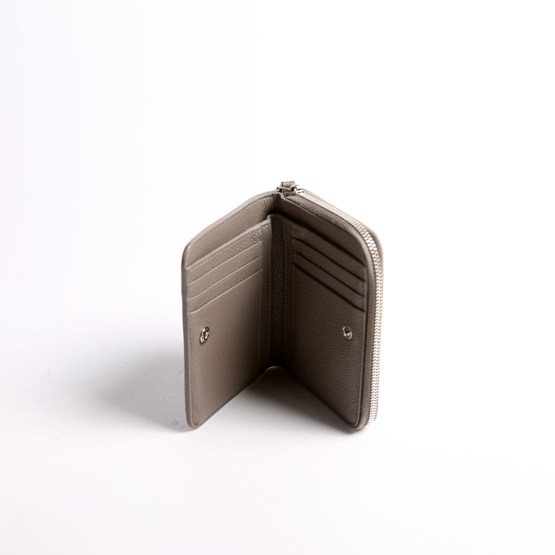 Compact Rive Gauche Wallet Taupe