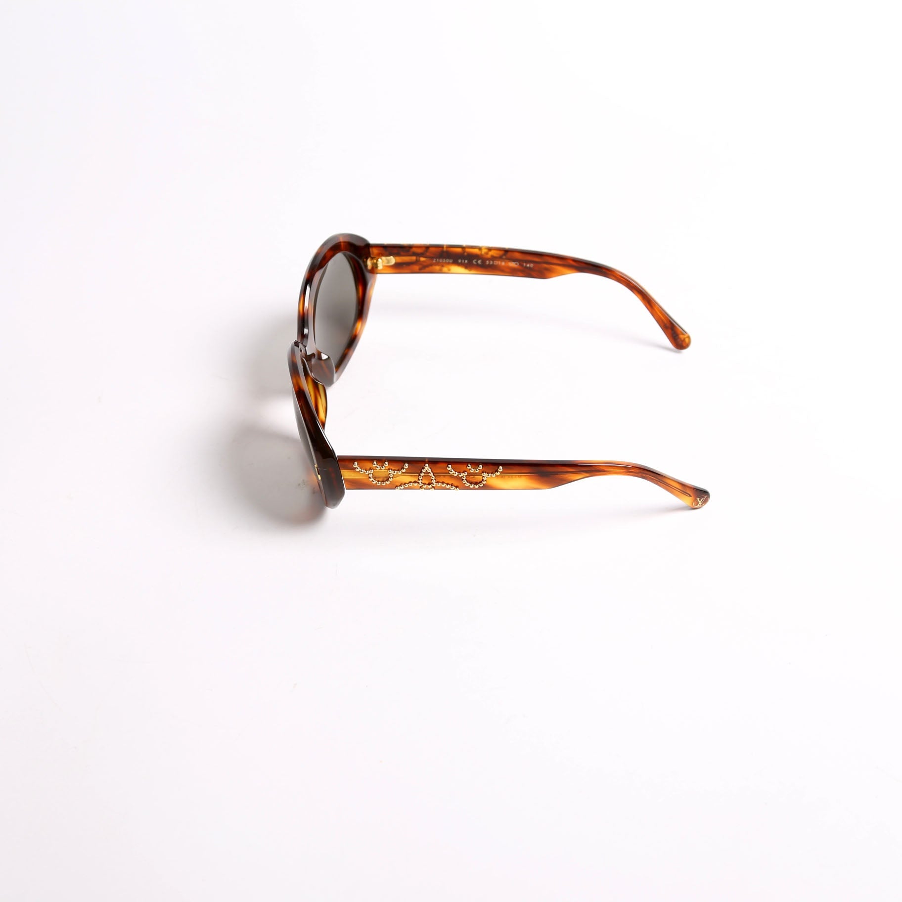 Z1050U La Piscine Studded Sunglasses Brown