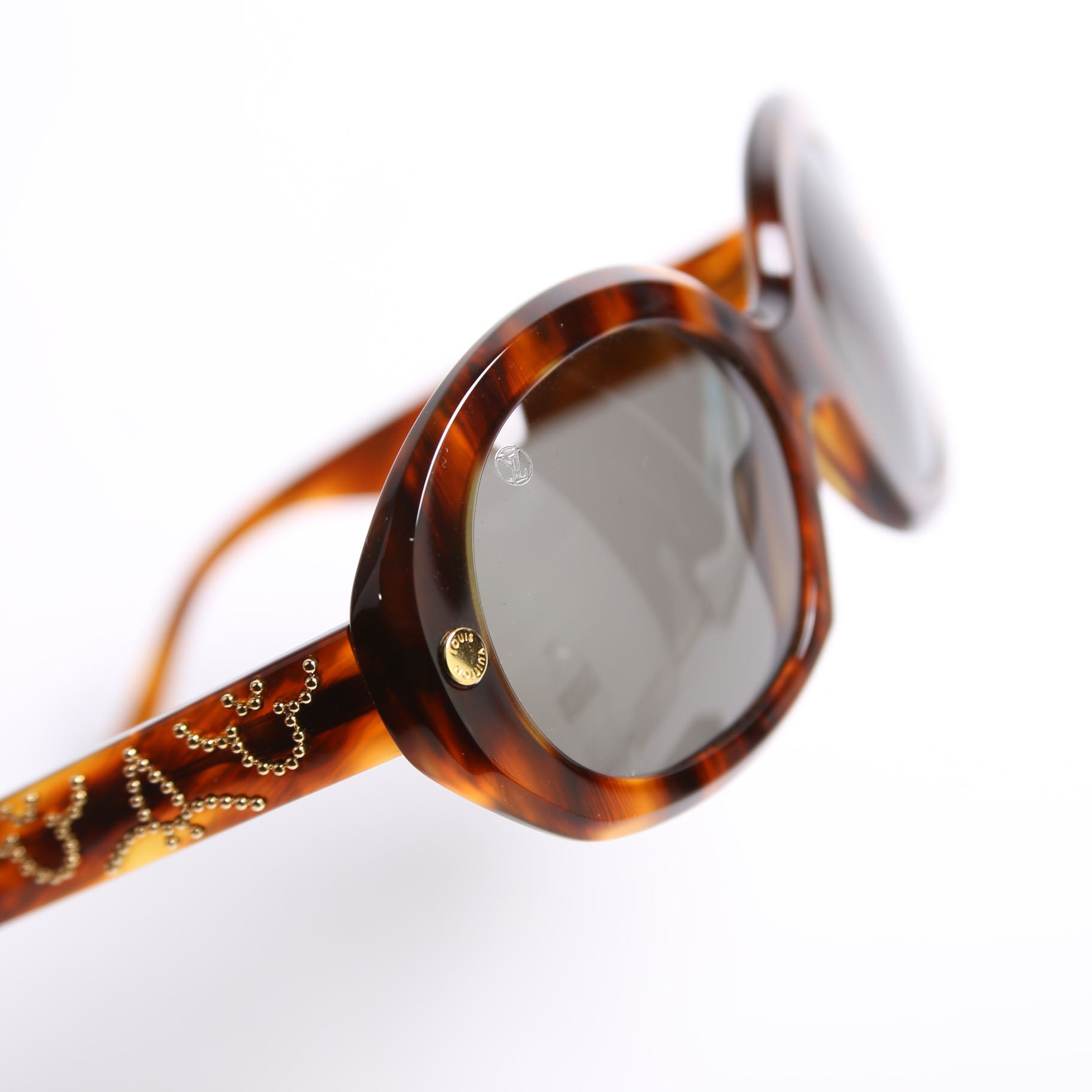 Z1050U La Piscine Studded Sunglasses Brown