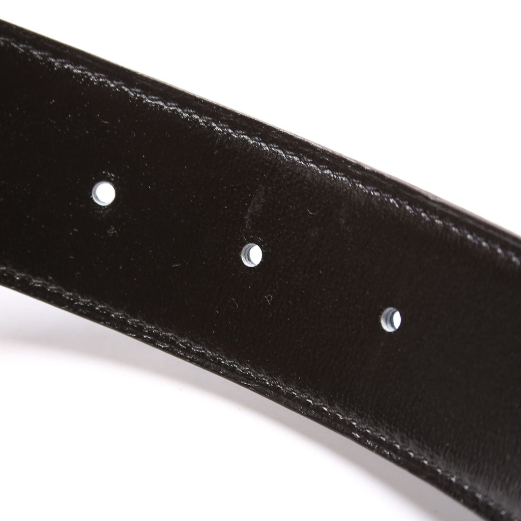 Constance H 40MM Reversible Leather Belt Size 100 Navy/Black