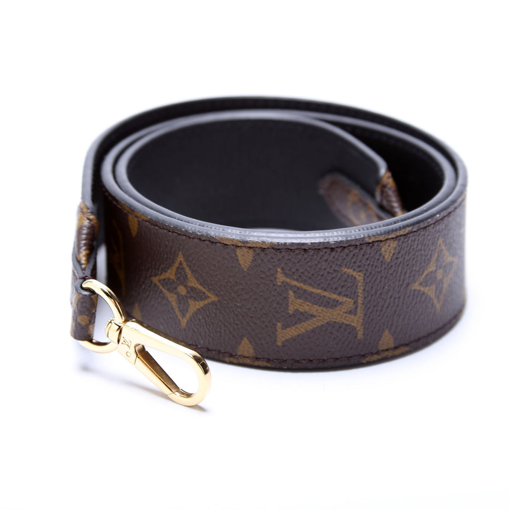 Bandouliere Monogram/Leather Strap Black