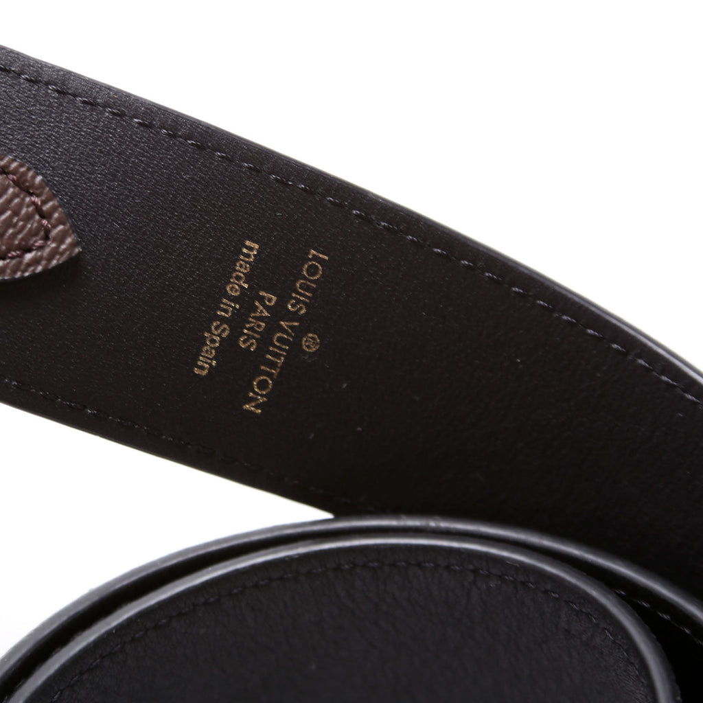 Bandouliere Monogram/Leather Strap Black