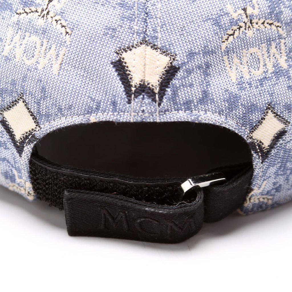 Vintage Jacquard One Size Hat Blue/Beige