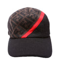 FXQ768 Wool FF Zucca Cap Hat Size 58 Black/Brown