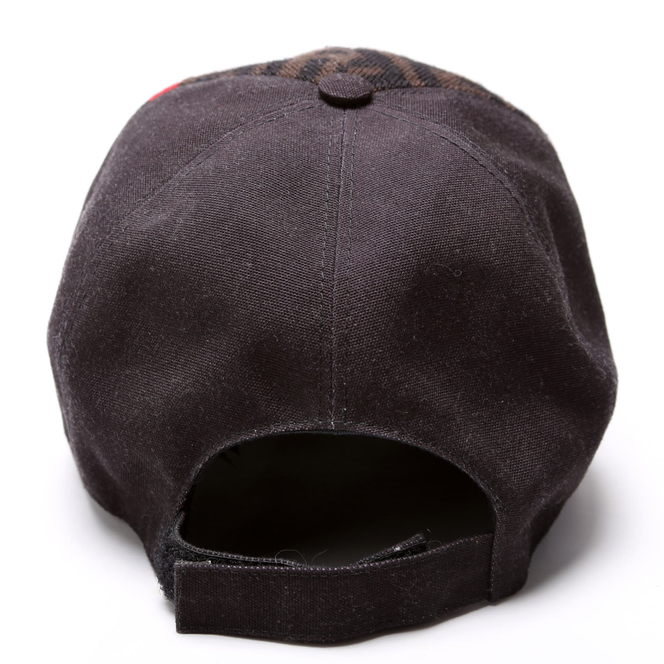 FXQ768 Wool FF Zucca Cap Hat Size 58 Black/Brown