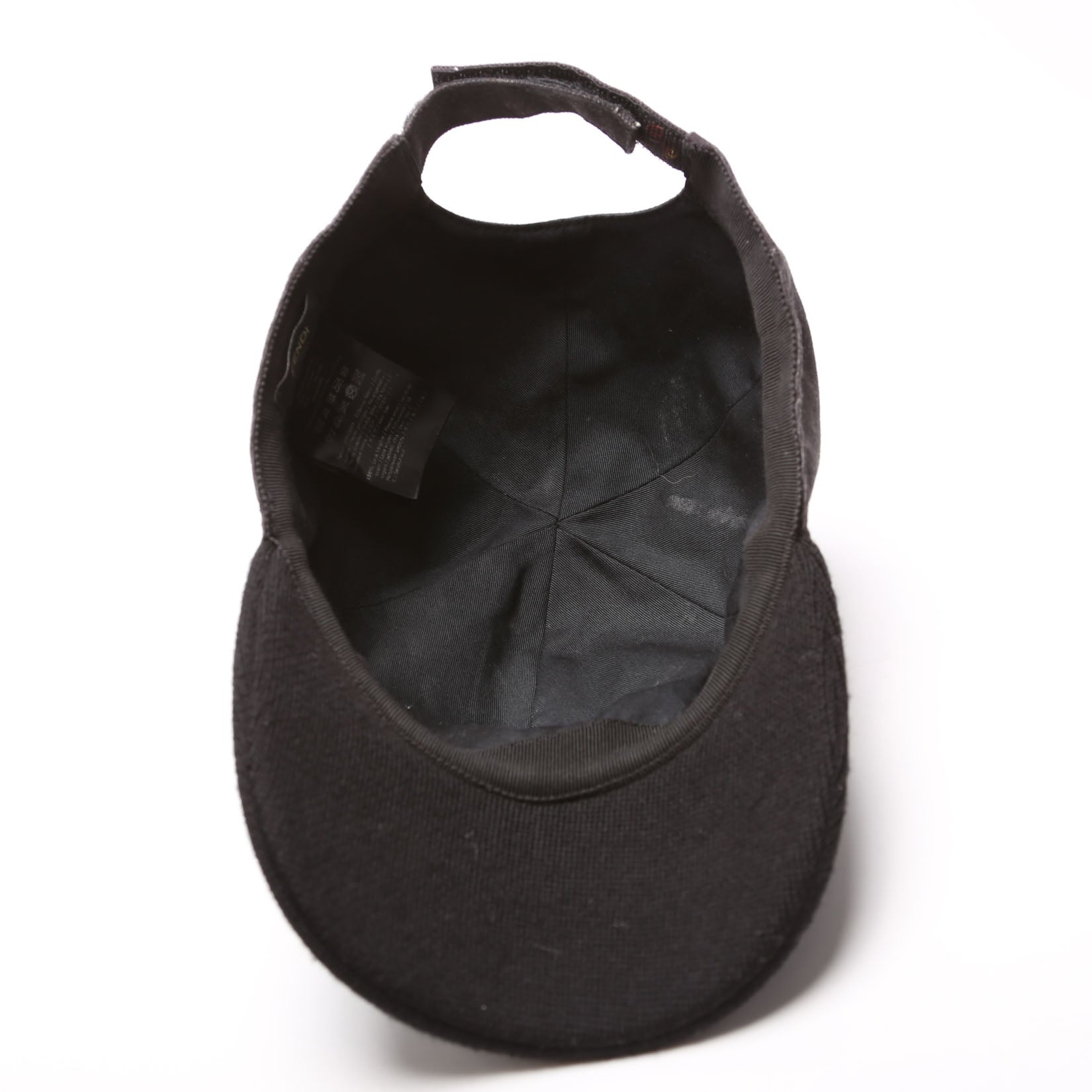 FXQ768 Wool FF Zucca Cap Hat Size 58 Black/Brown