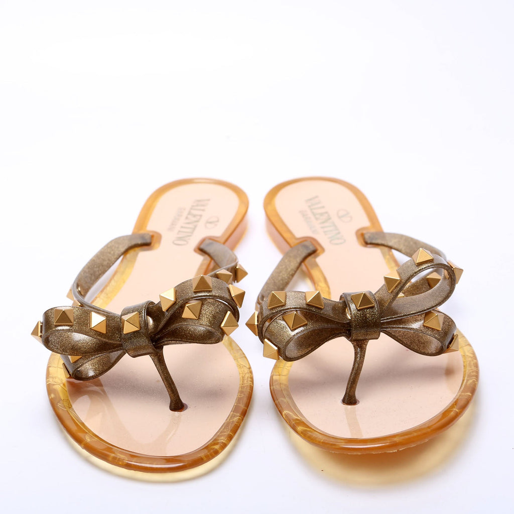 Rockstud Jelly Flip Flops Size 38