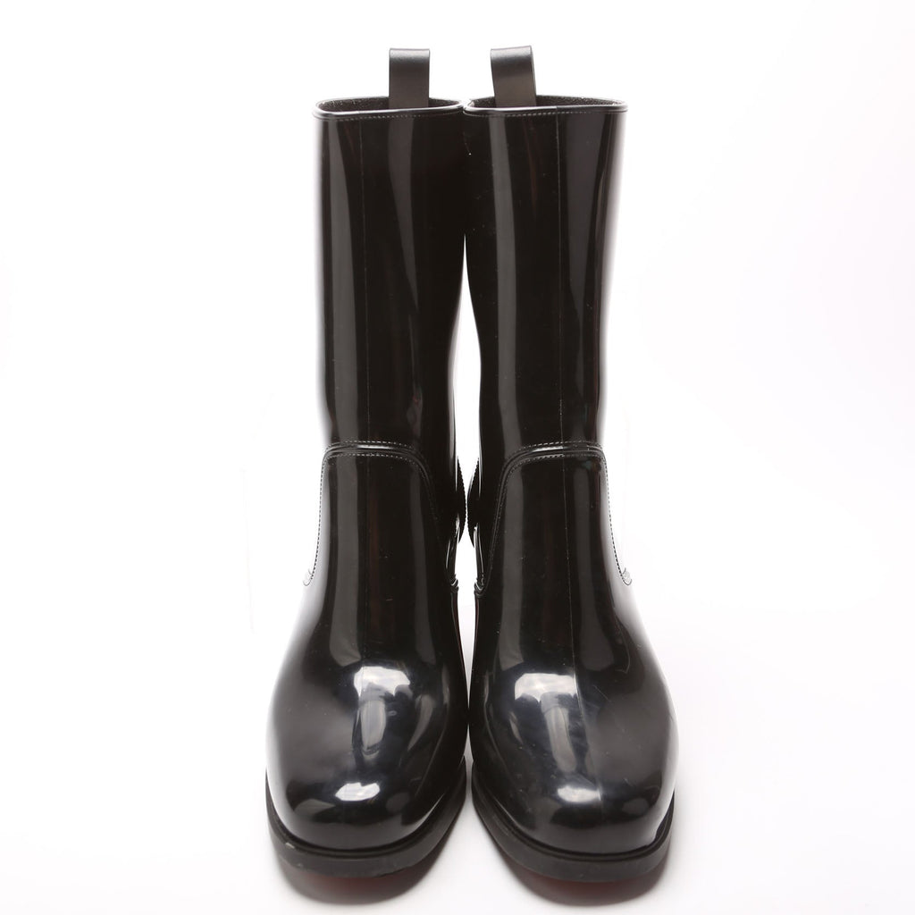 Loubirain 70MM Rubber Rain Boots Size 41 Black