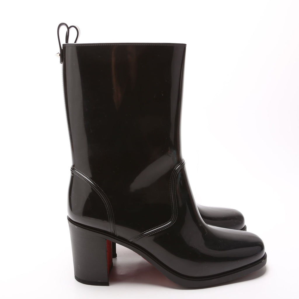 Loubirain 70MM Rubber Rain Boots Size 41 Black