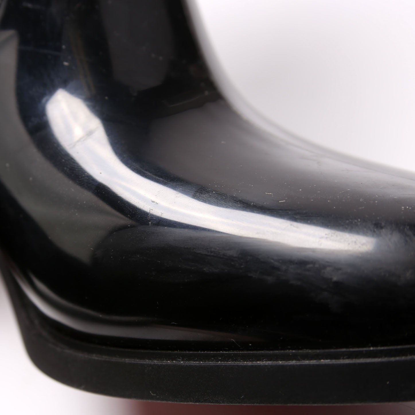Loubirain 70MM Rubber Rain Boots Size 41 Black