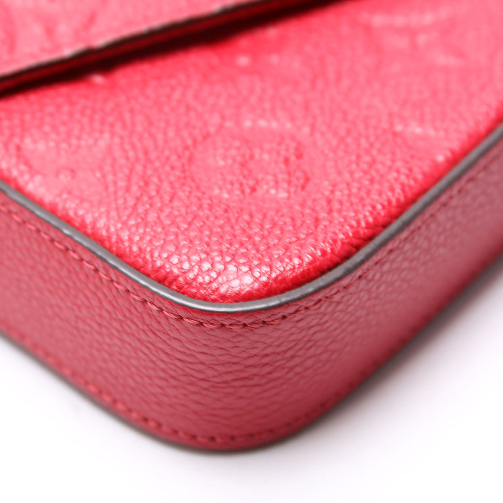 Pochette Felicie Empreinte Red