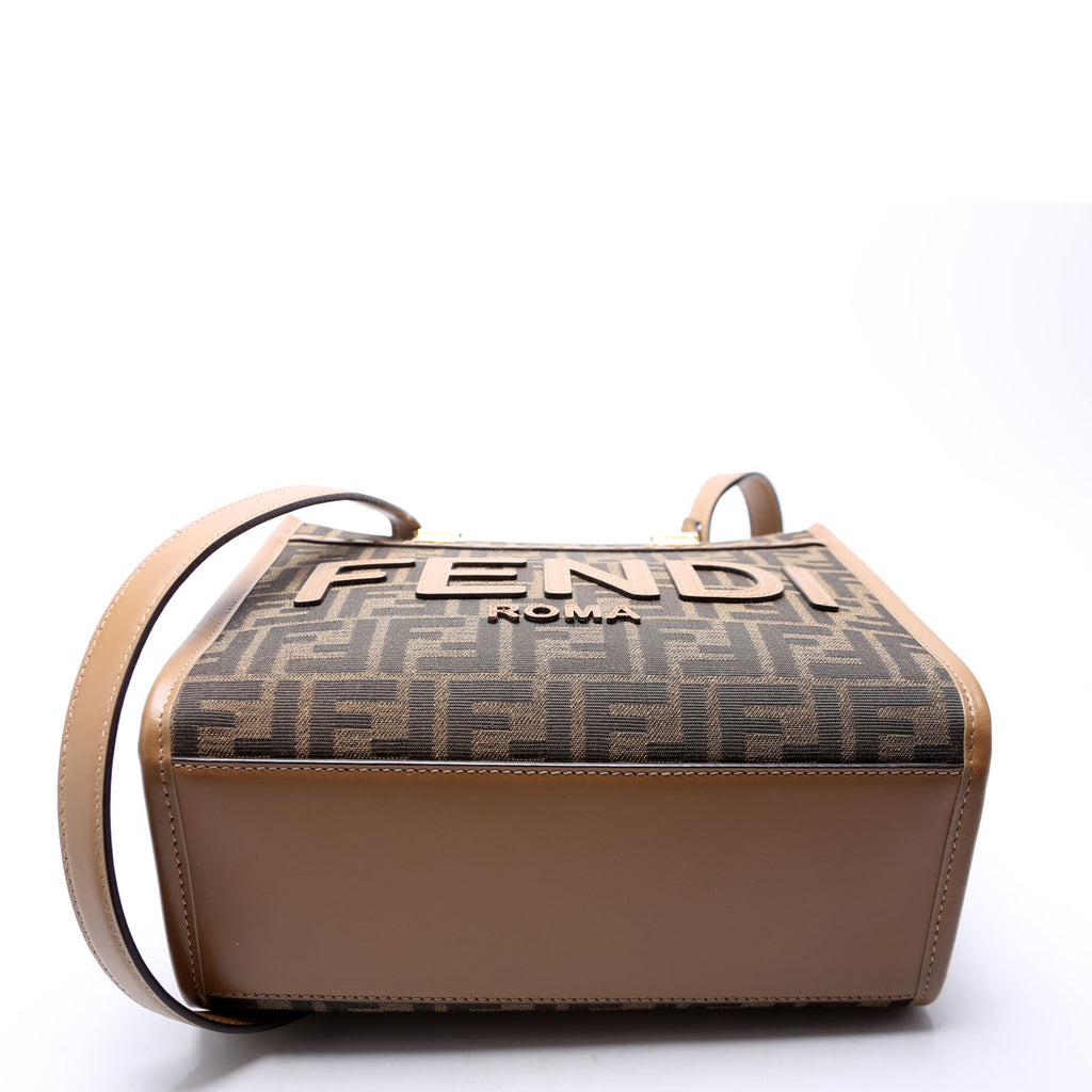 8BH394 Sunshine Shopper Small FF Canvas Brown
