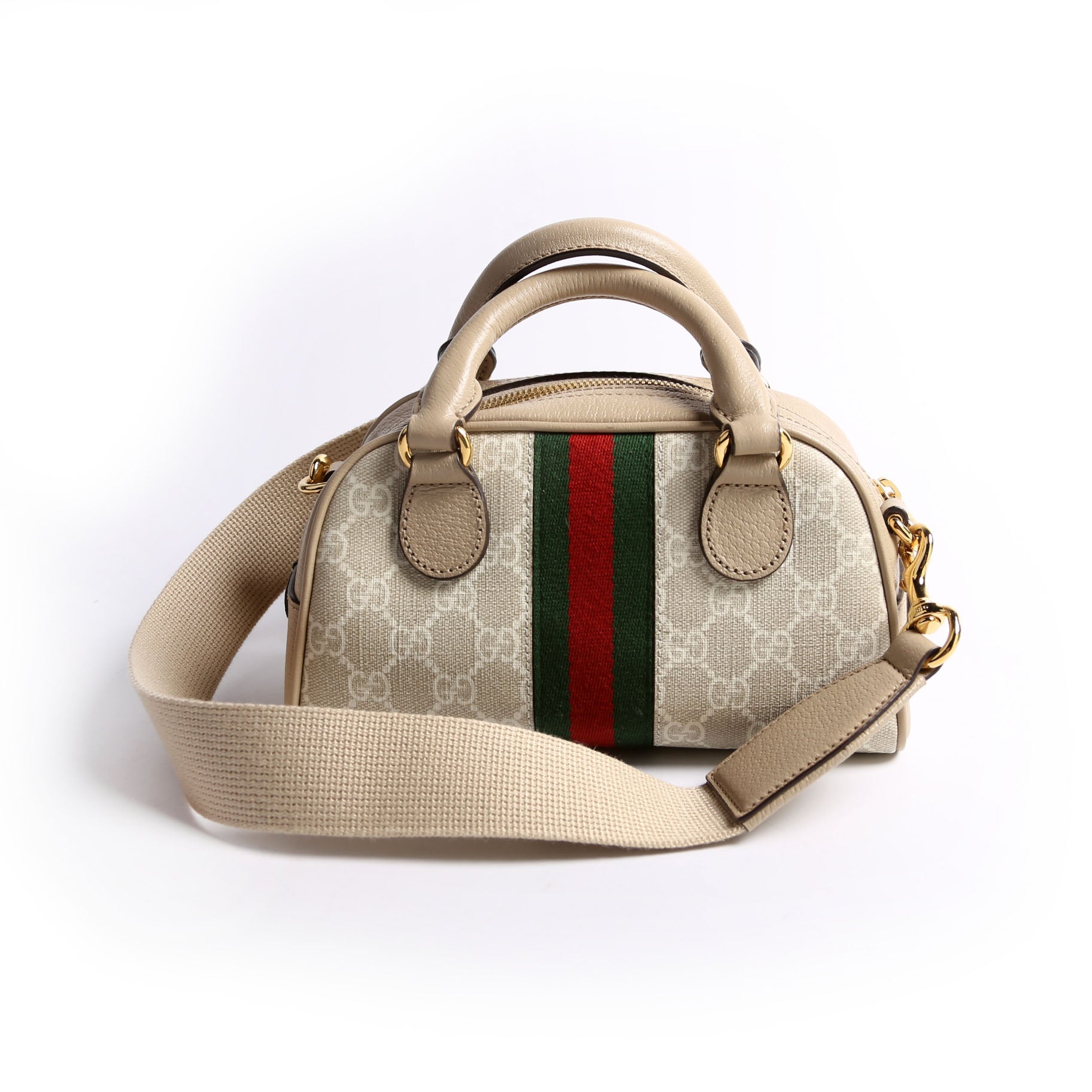 724606 Ophidia TH Bowler Mini GG Supreme Beige