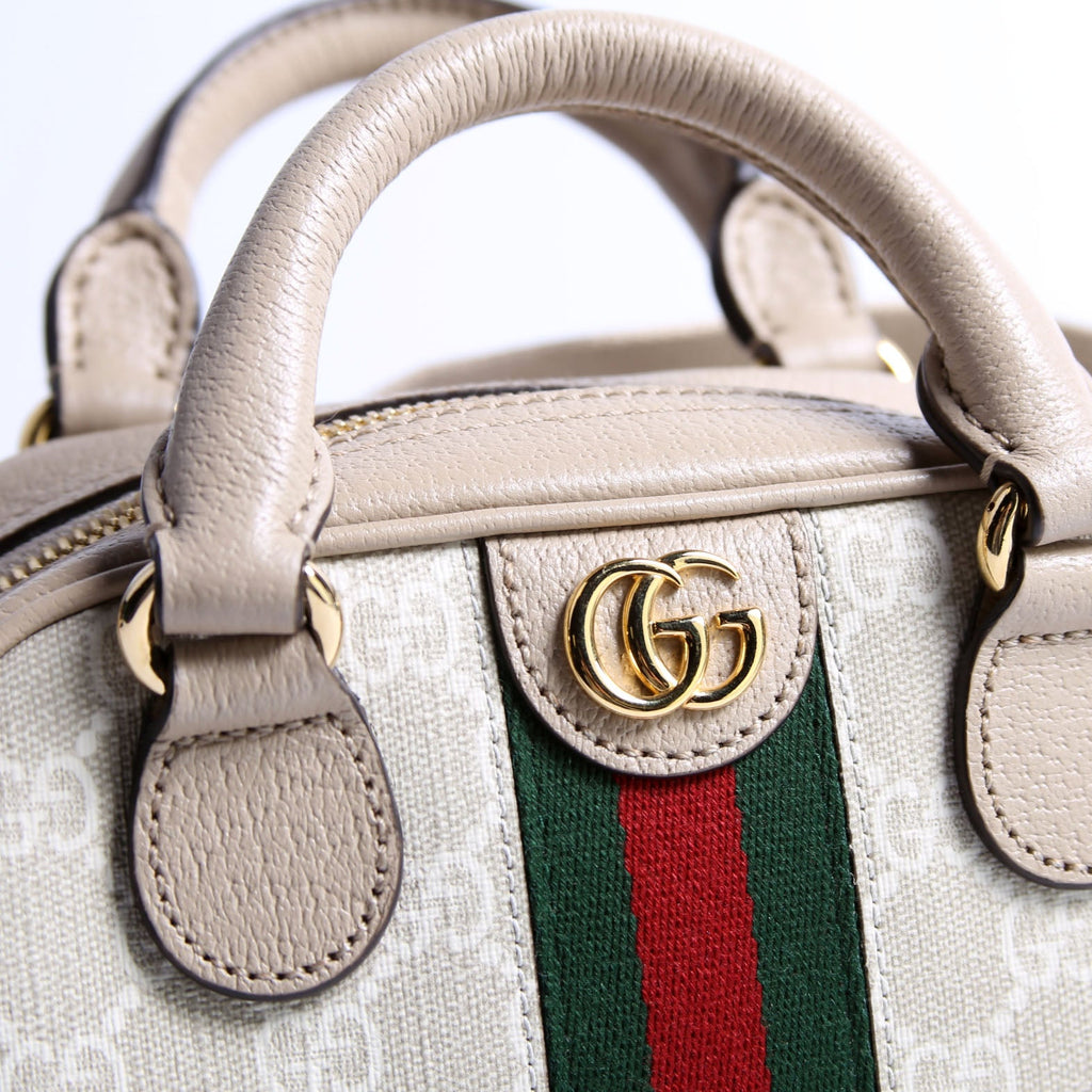 724606 Ophidia TH Bowler Mini GG Supreme Beige