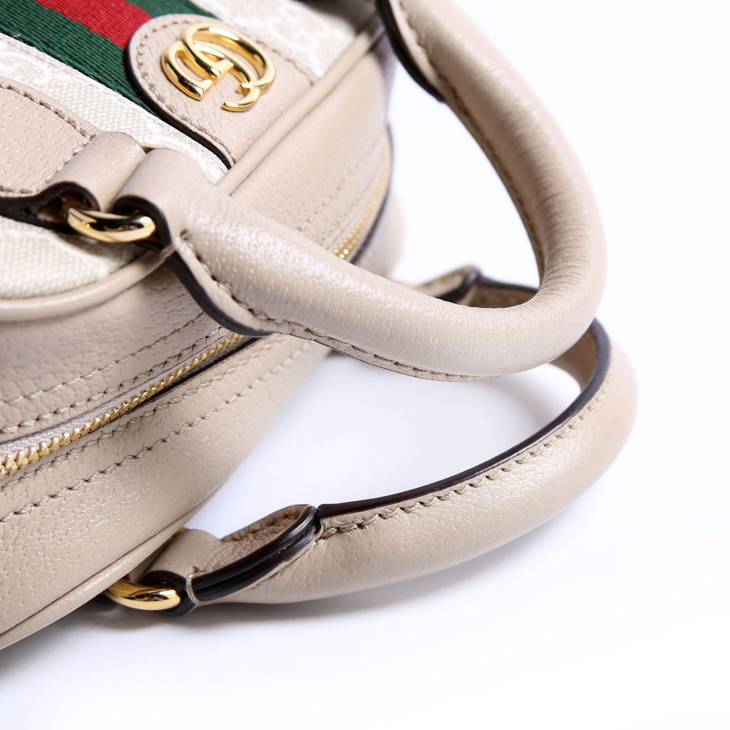 724606 Ophidia TH Bowler Mini GG Supreme Beige