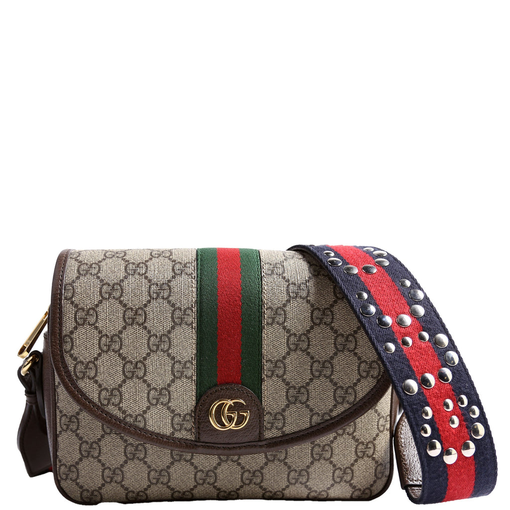 722117 Ophidia GG Small Shoulder Bag Brown