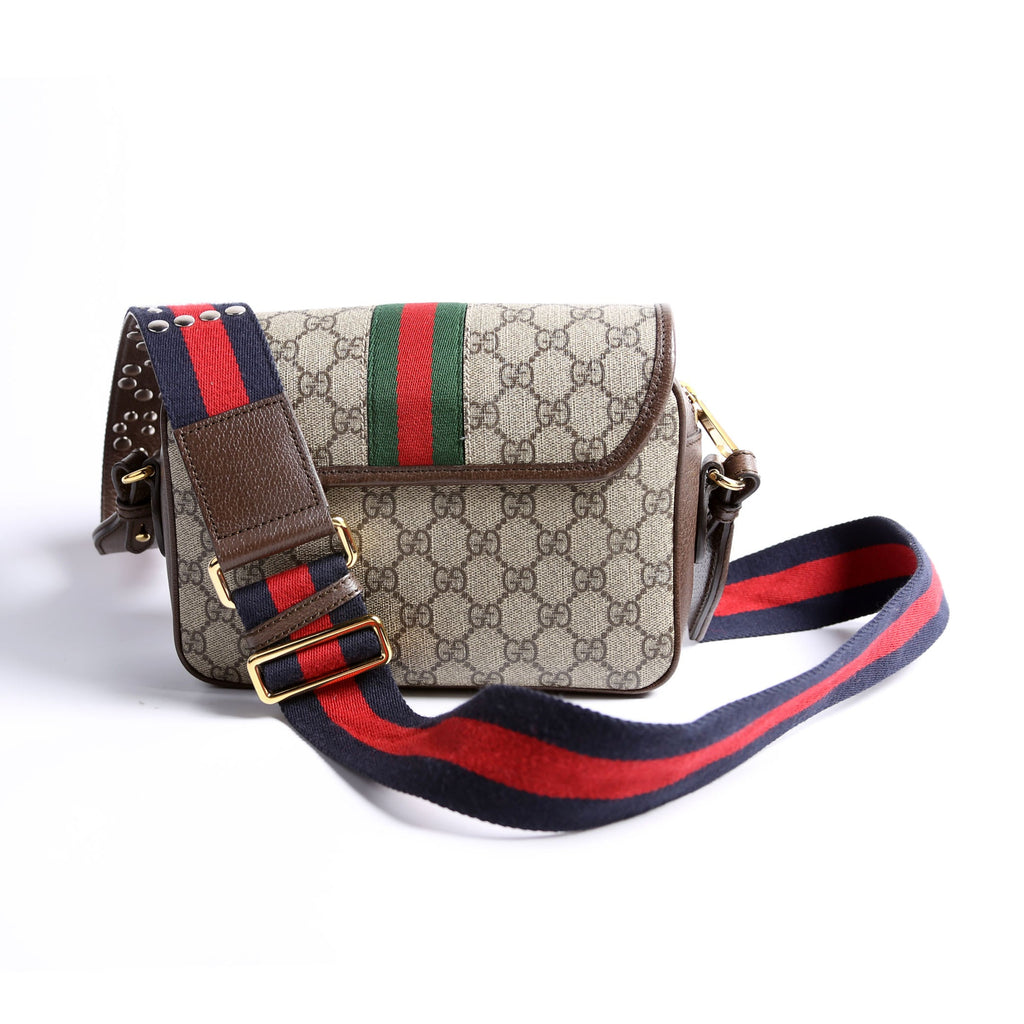 722117 Ophidia GG Small Shoulder Bag Brown