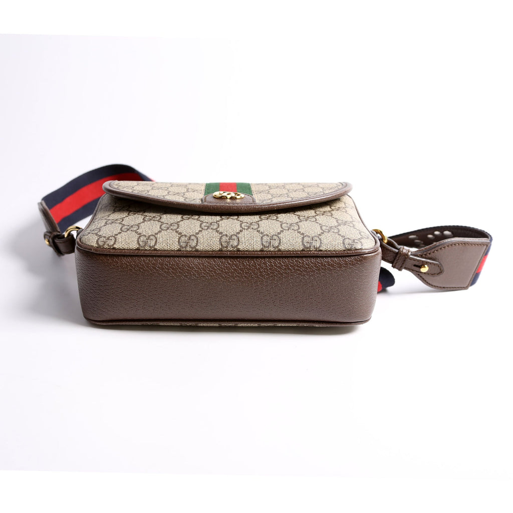 722117 Ophidia GG Small Shoulder Bag Brown