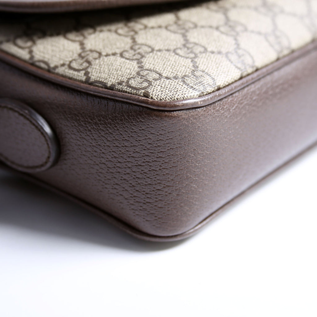 722117 Ophidia GG Small Shoulder Bag Brown