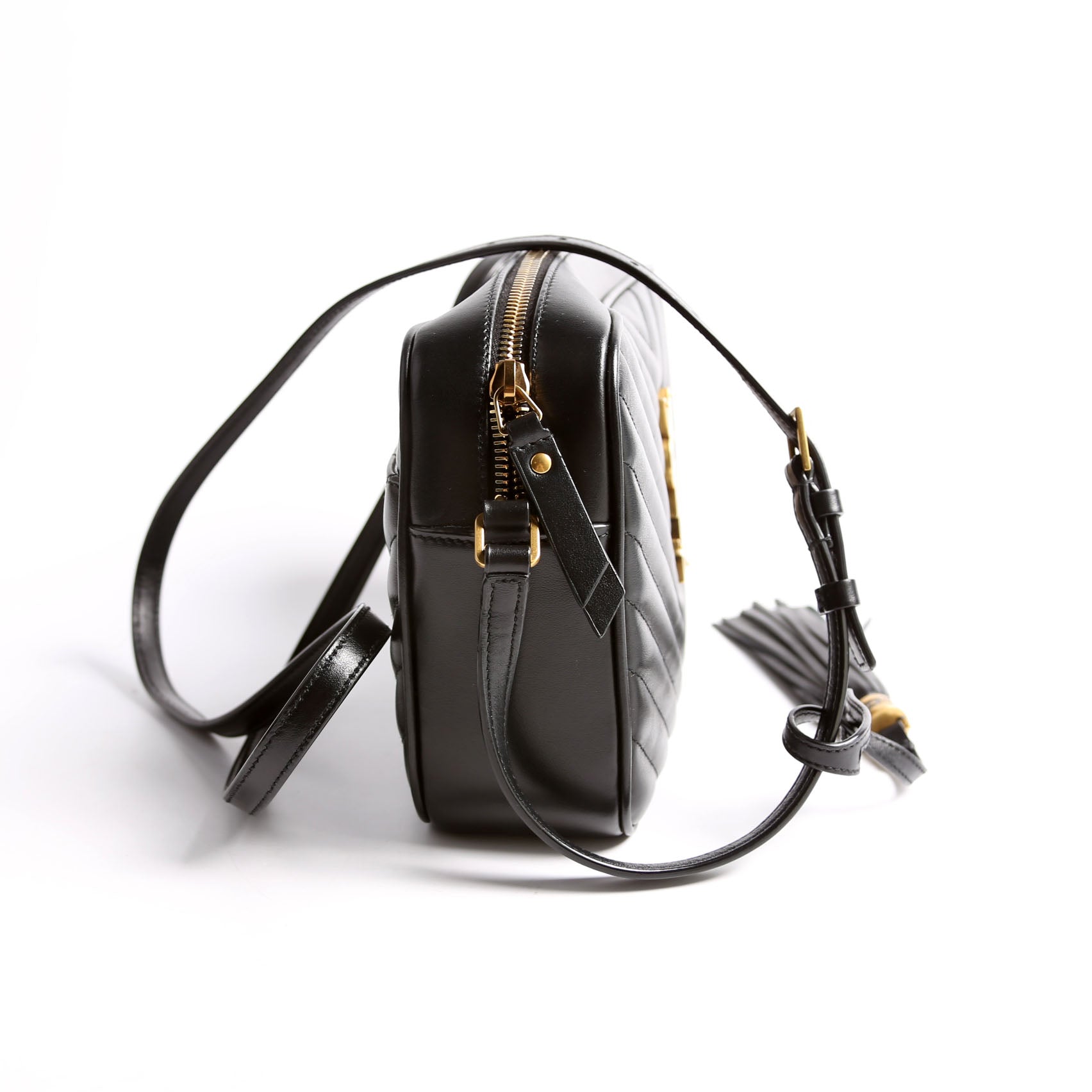 Lou Camera Bag Chevron 715232 Black