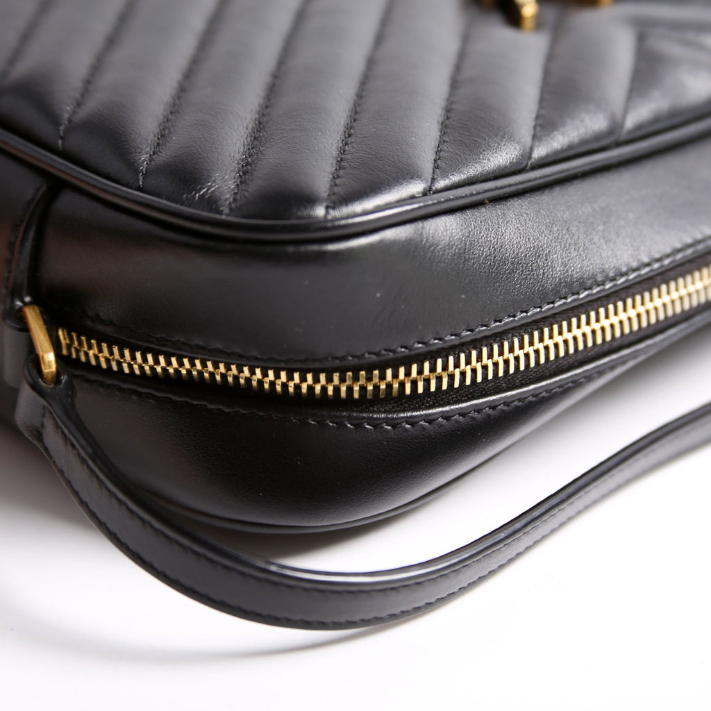 Lou Camera Bag Chevron 715232 Black