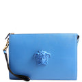 La Medusa Large Wristlet Pouch Blue