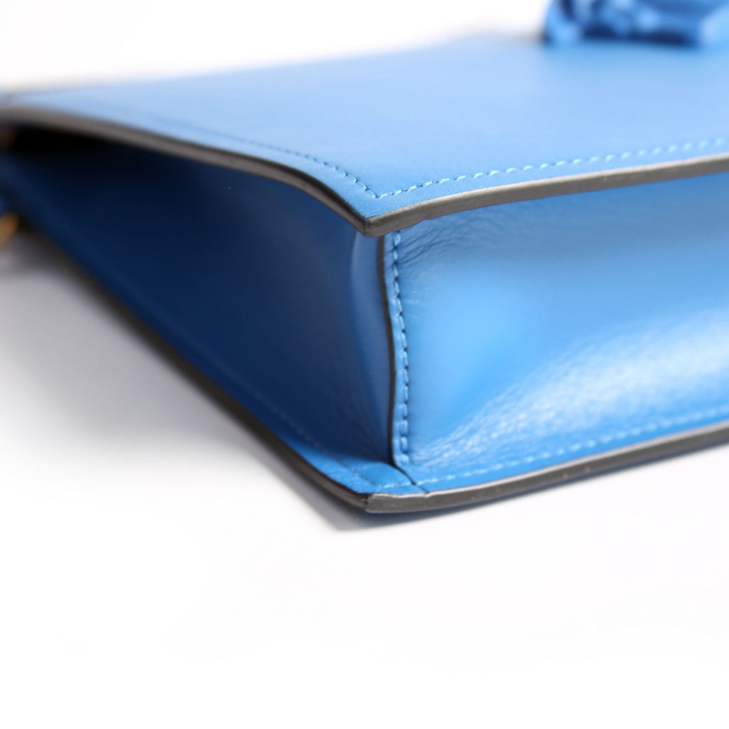 La Medusa Large Wristlet Pouch Blue