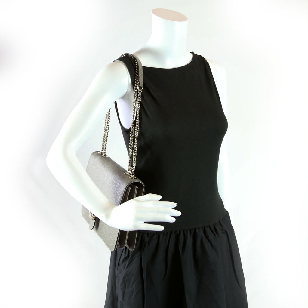 510303 Interlocking GG Shoulder Grey
