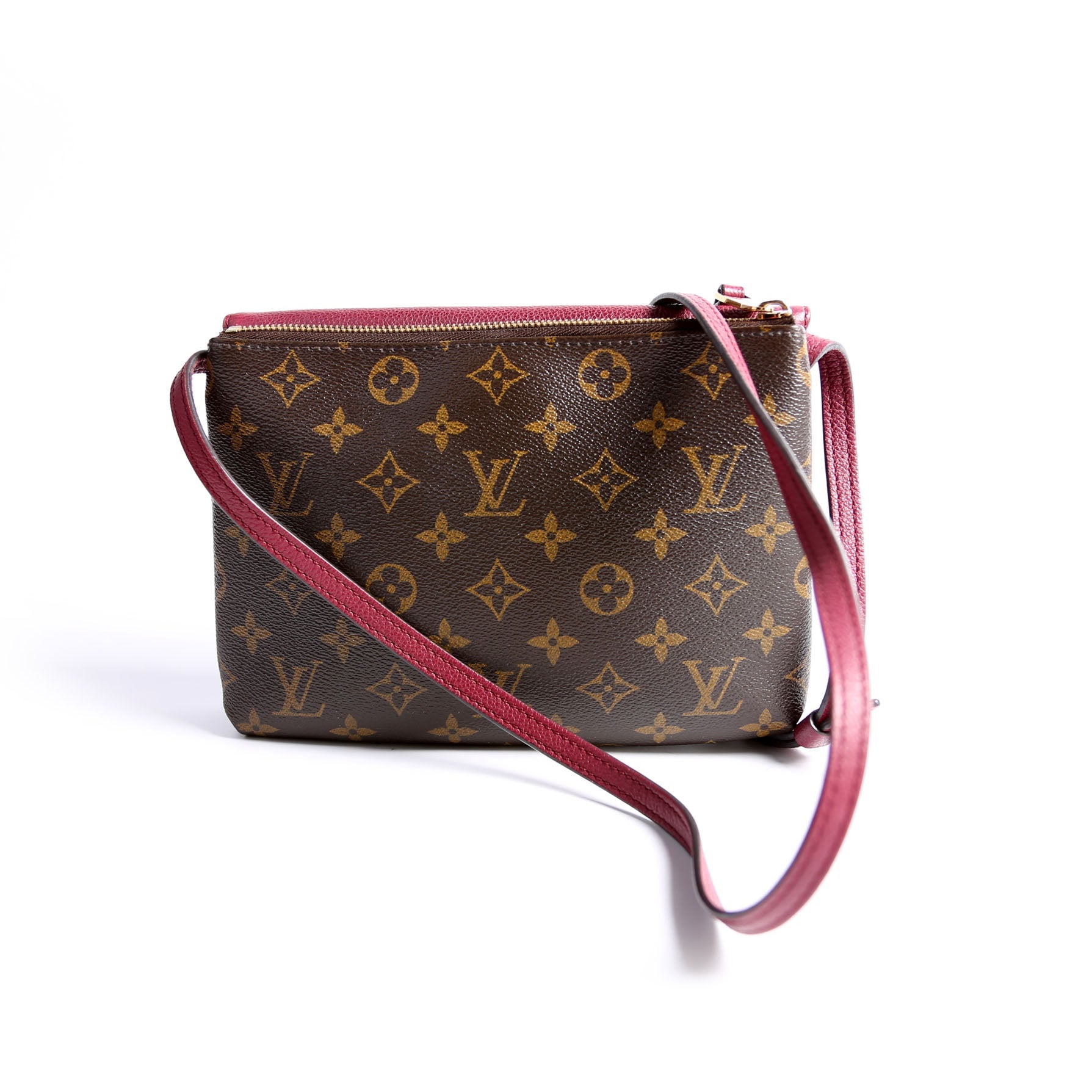 Pochette Twice Monogram Berry