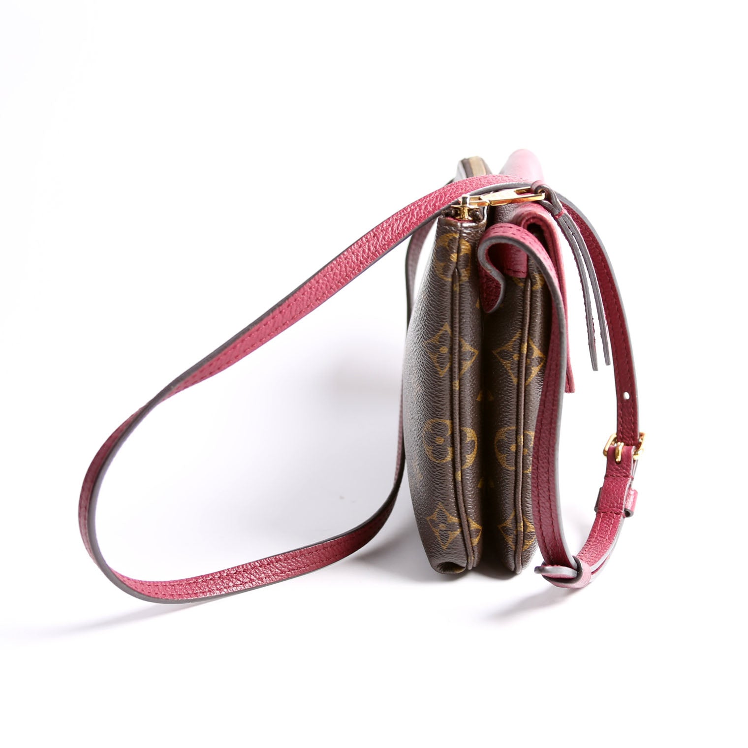 Pochette Twice Monogram Berry