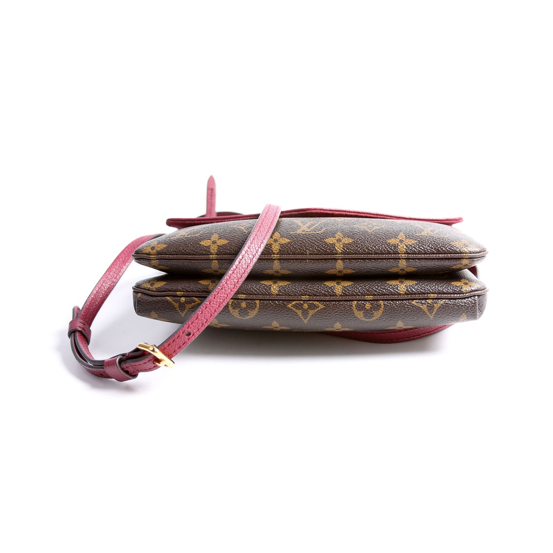 Pochette Twice Monogram Berry