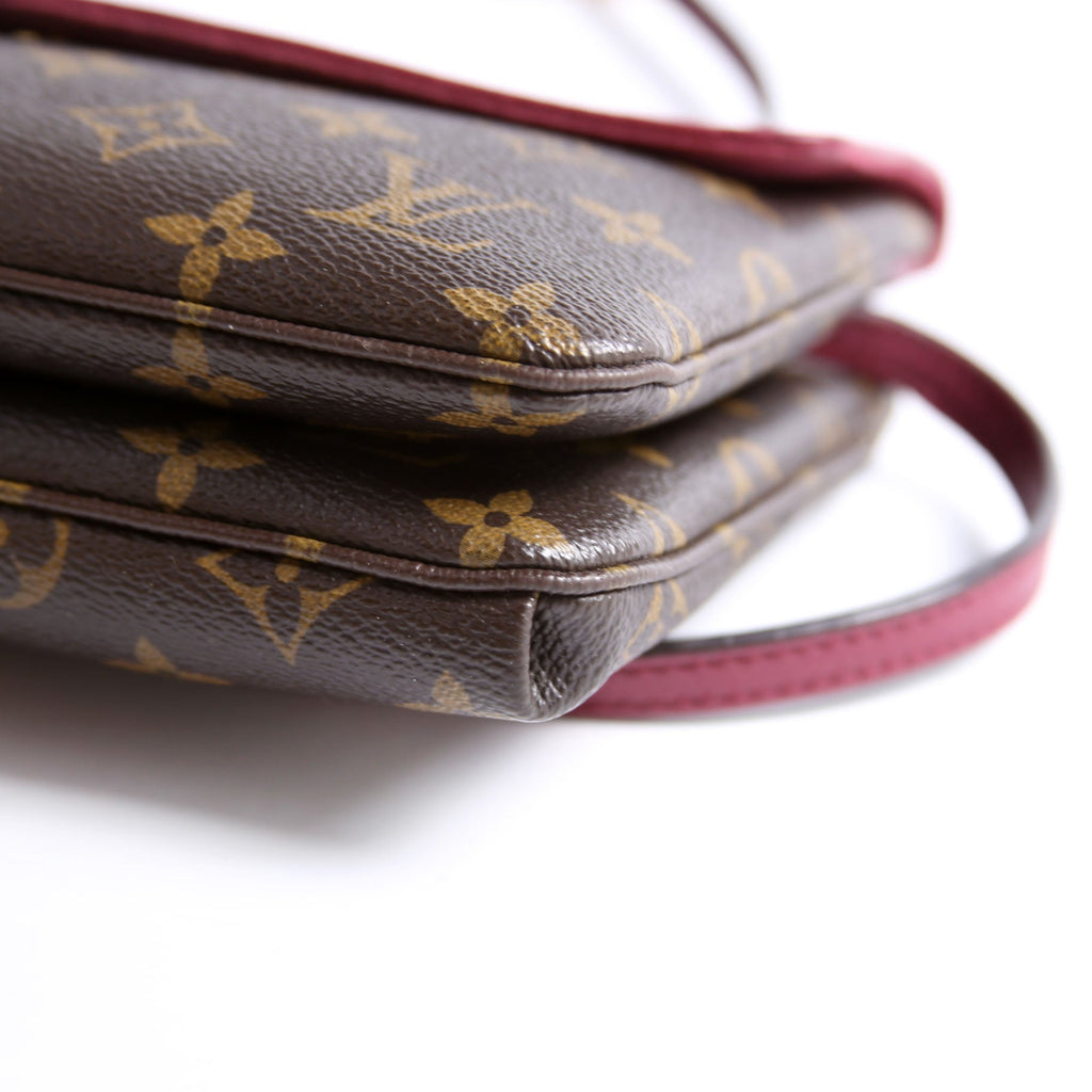 Pochette Twice Monogram Berry