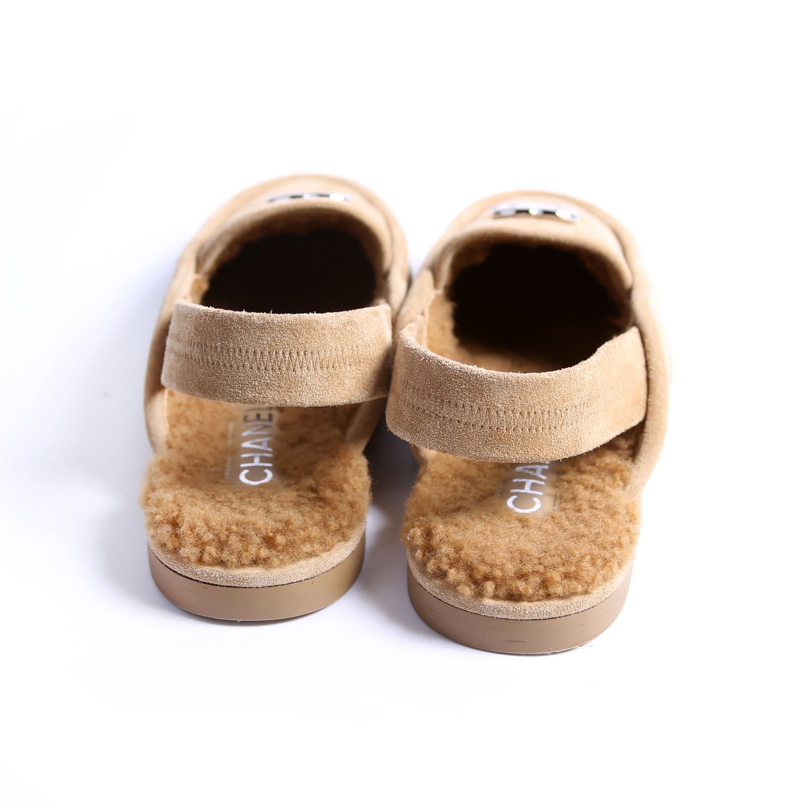 CC Slingback Loafers Size 37 Tan