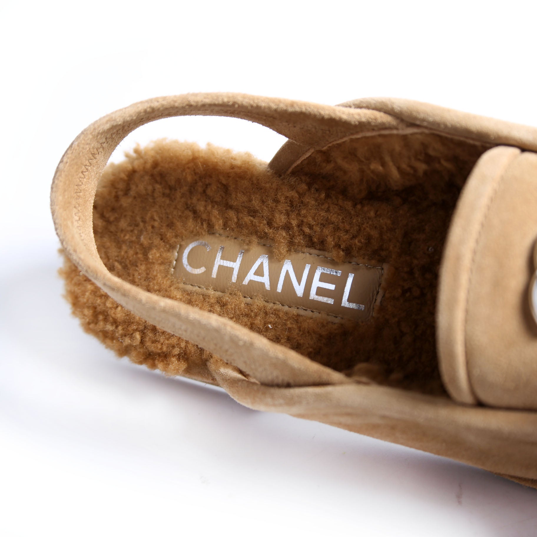 CC Slingback Loafers Size 37 Tan