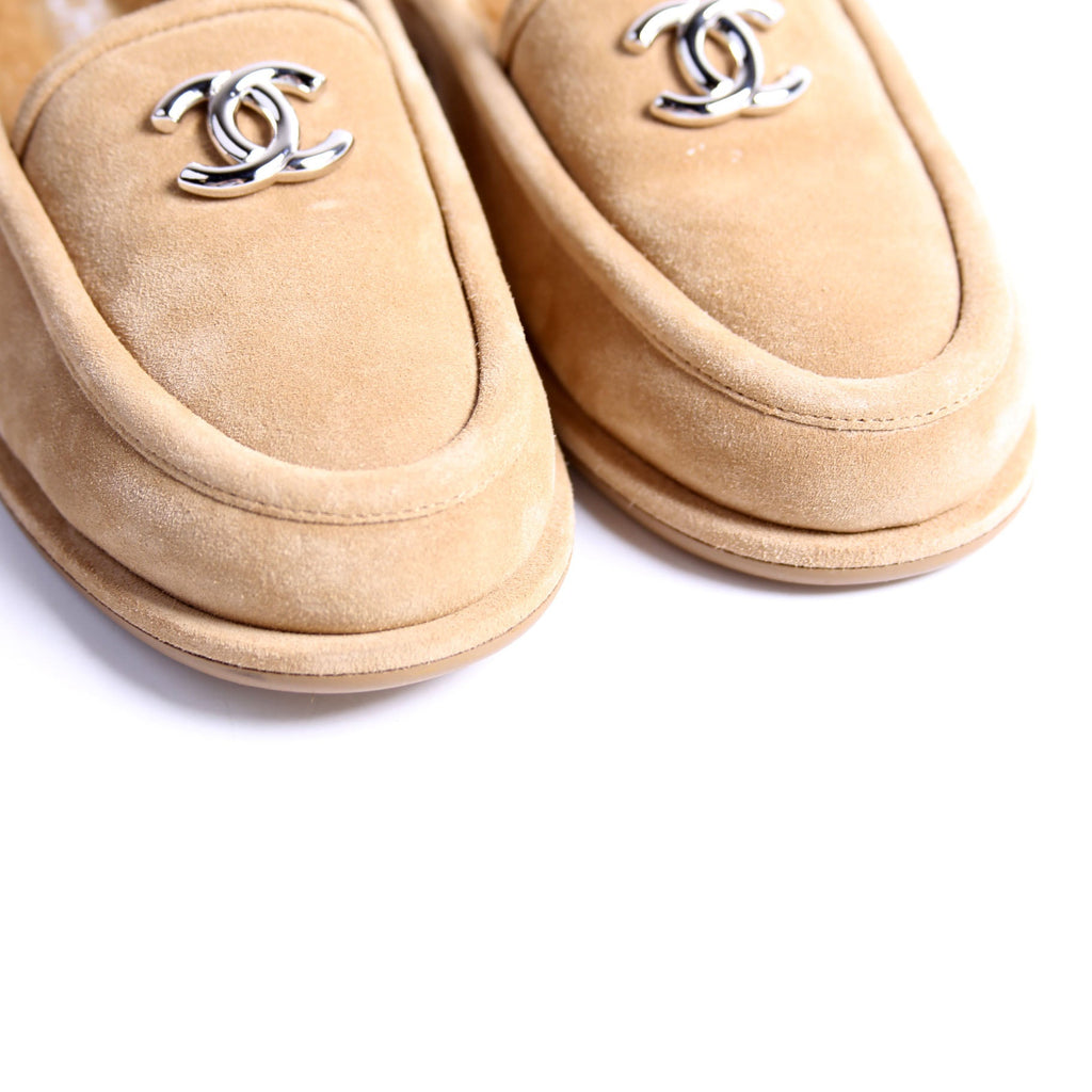 CC Slingback Loafers Size 37 Tan