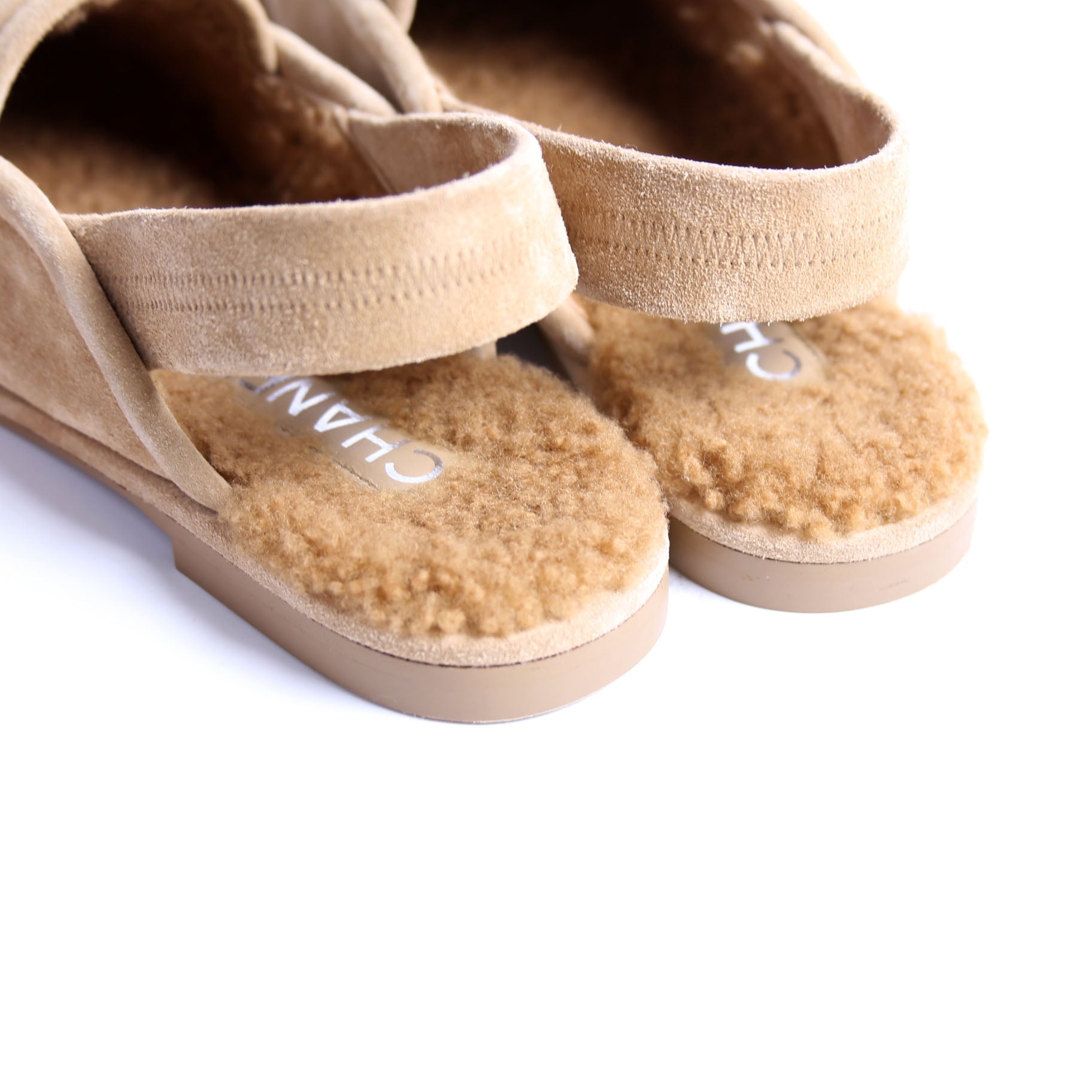 CC Slingback Loafers Size 37 Tan