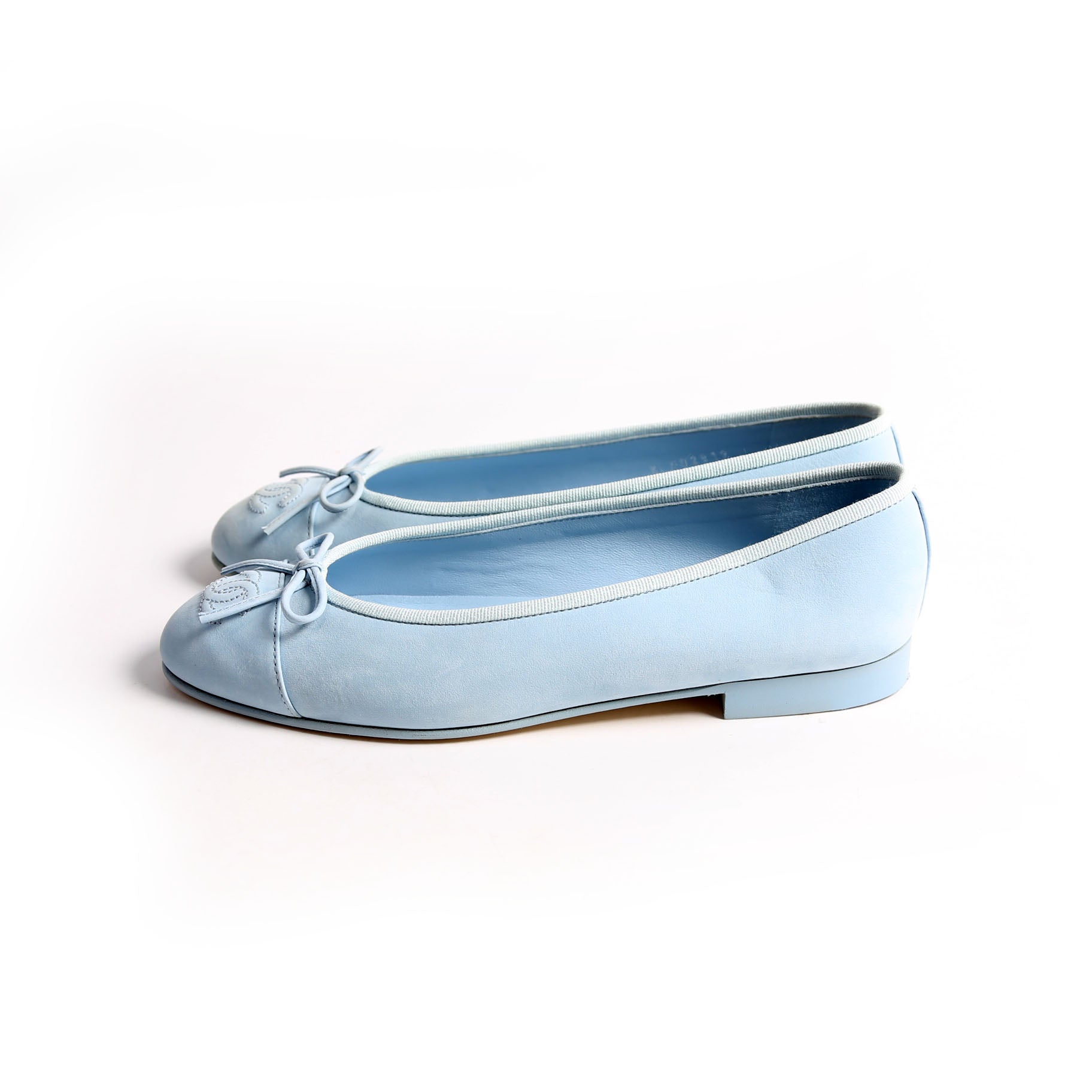 CC Cap Toe Ballet Flats Size 36.5 Blue