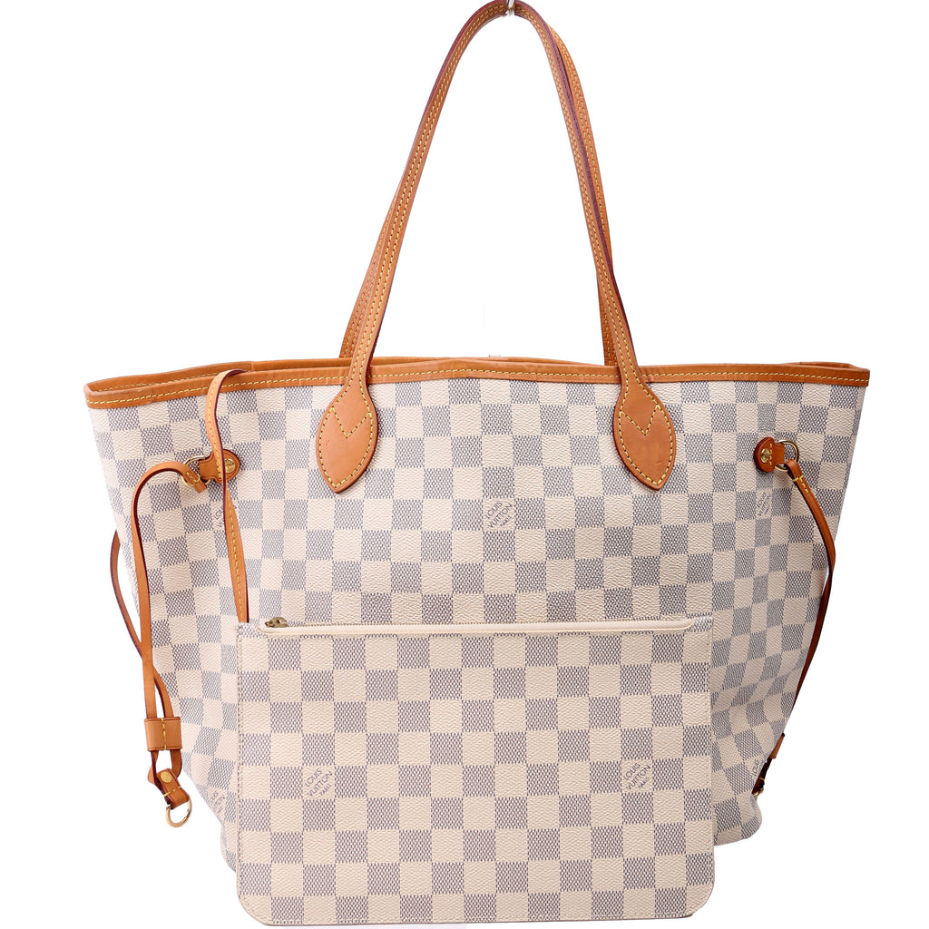Neverfull with Wallet MM Damier Azur