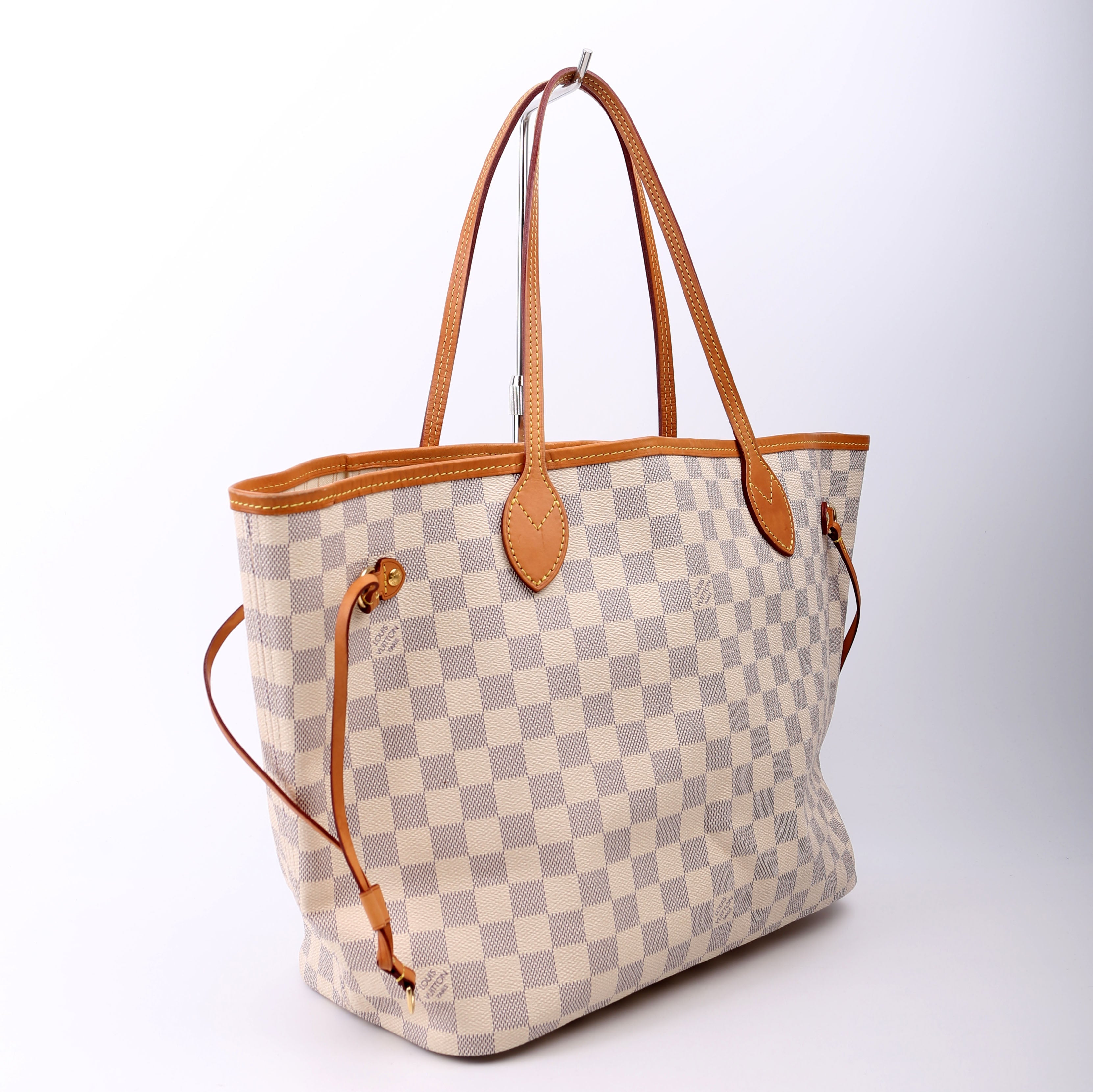 Neverfull with Wallet MM Damier Azur