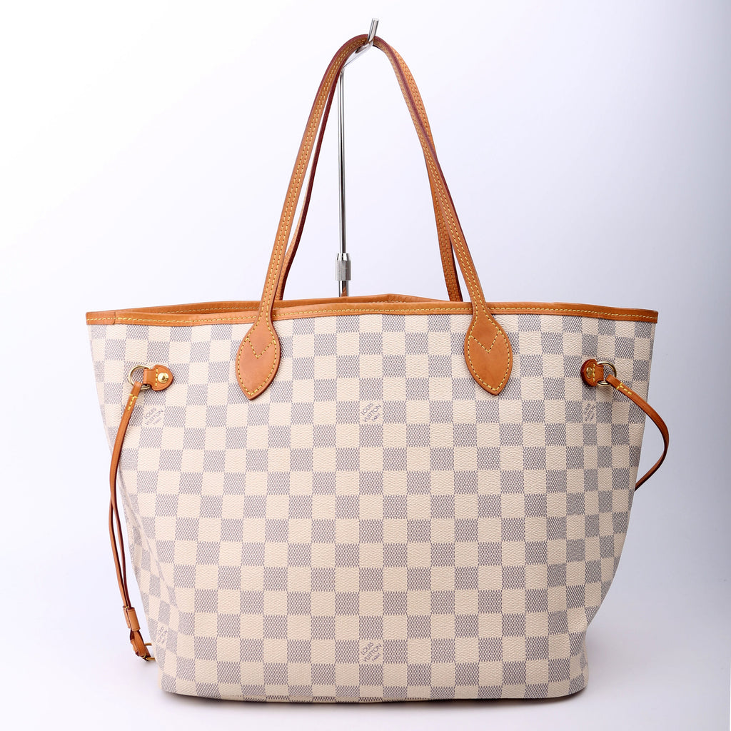 Neverfull with Wallet MM Damier Azur