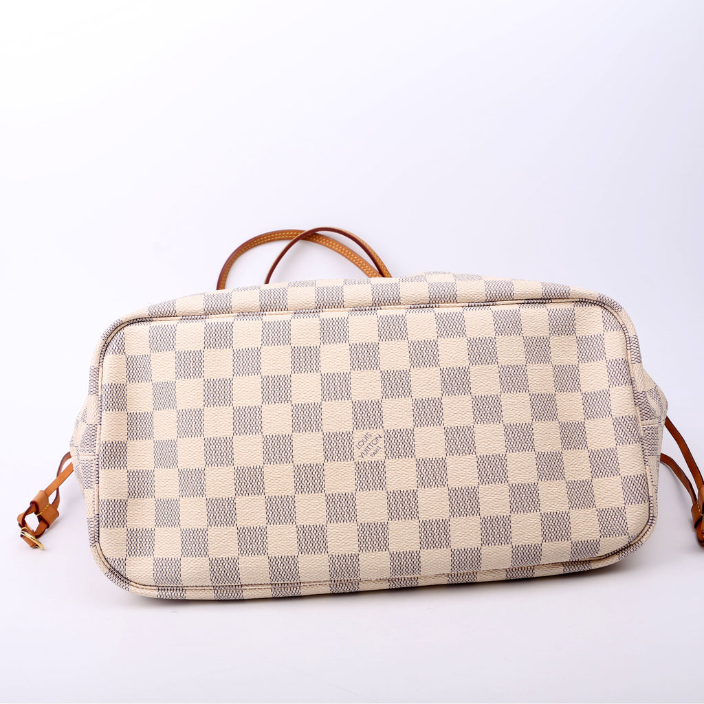Neverfull with Wallet MM Damier Azur