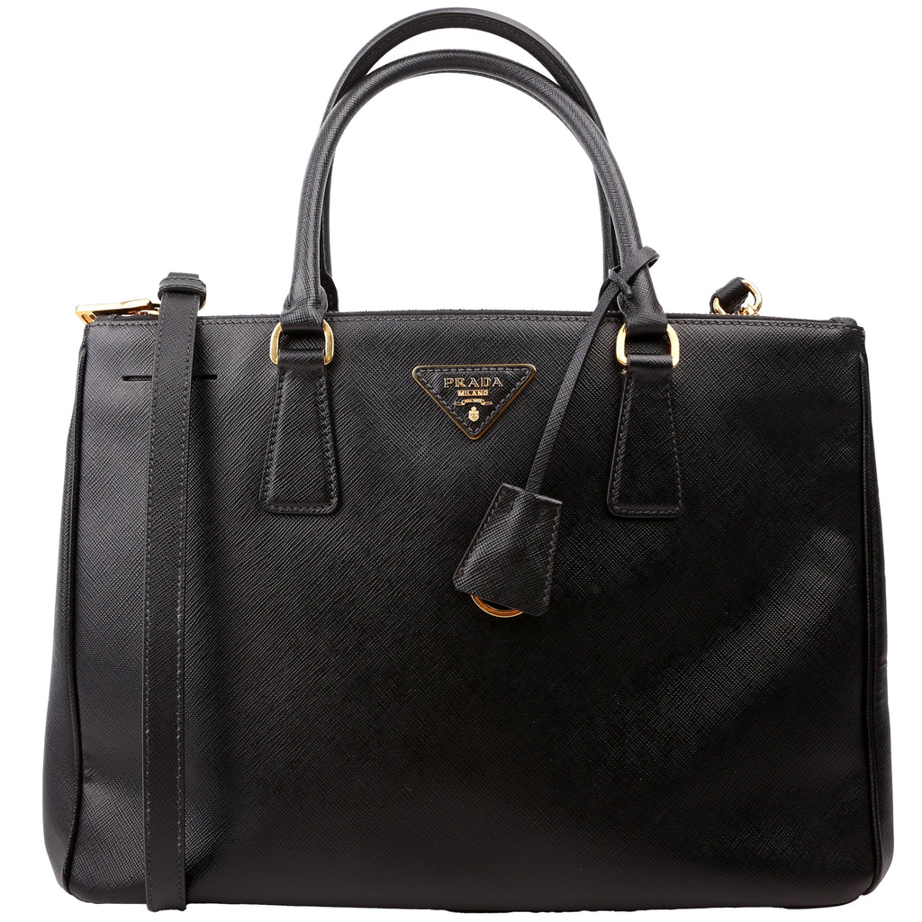 Saffiano Galleria Medium Black
