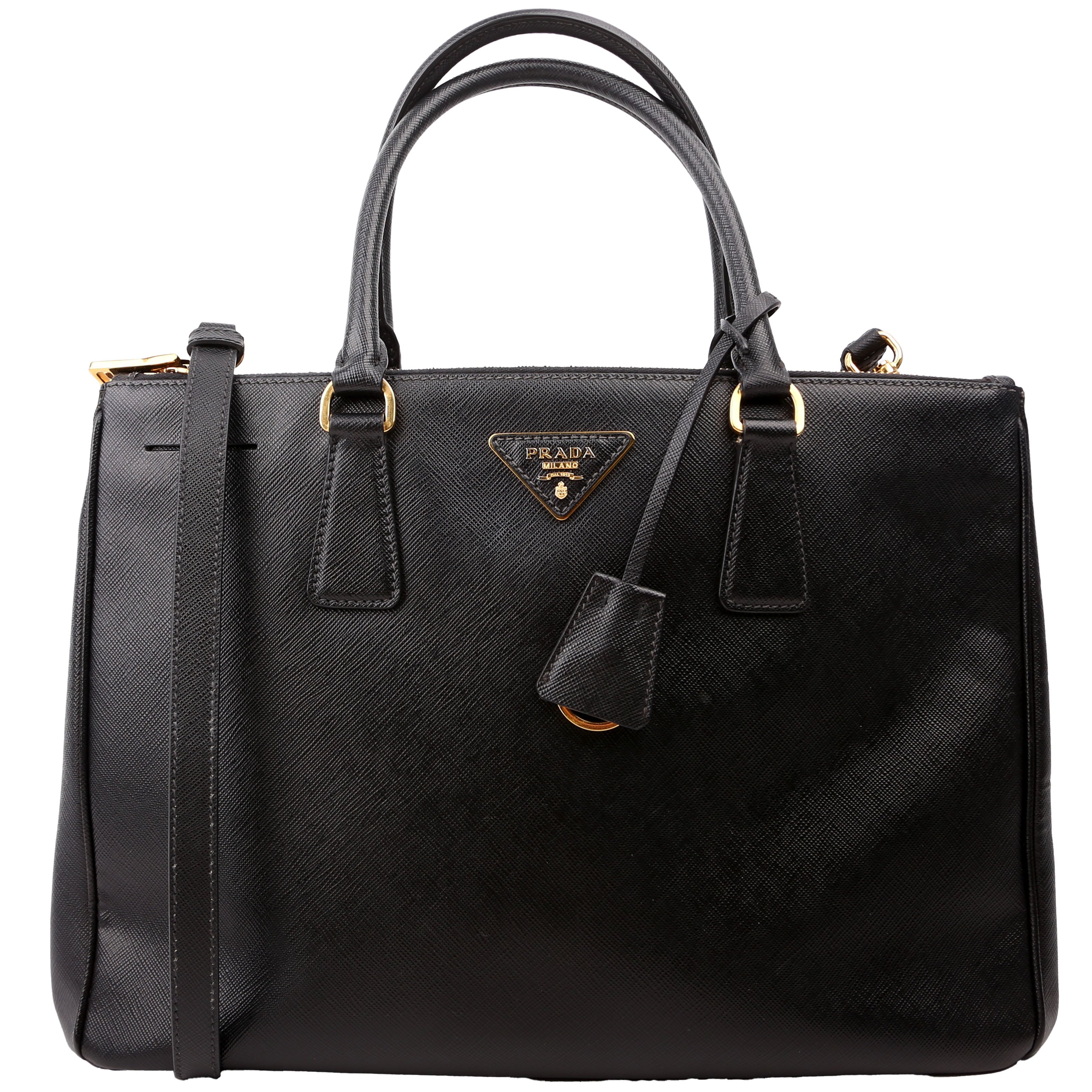 Saffiano Galleria Medium Black