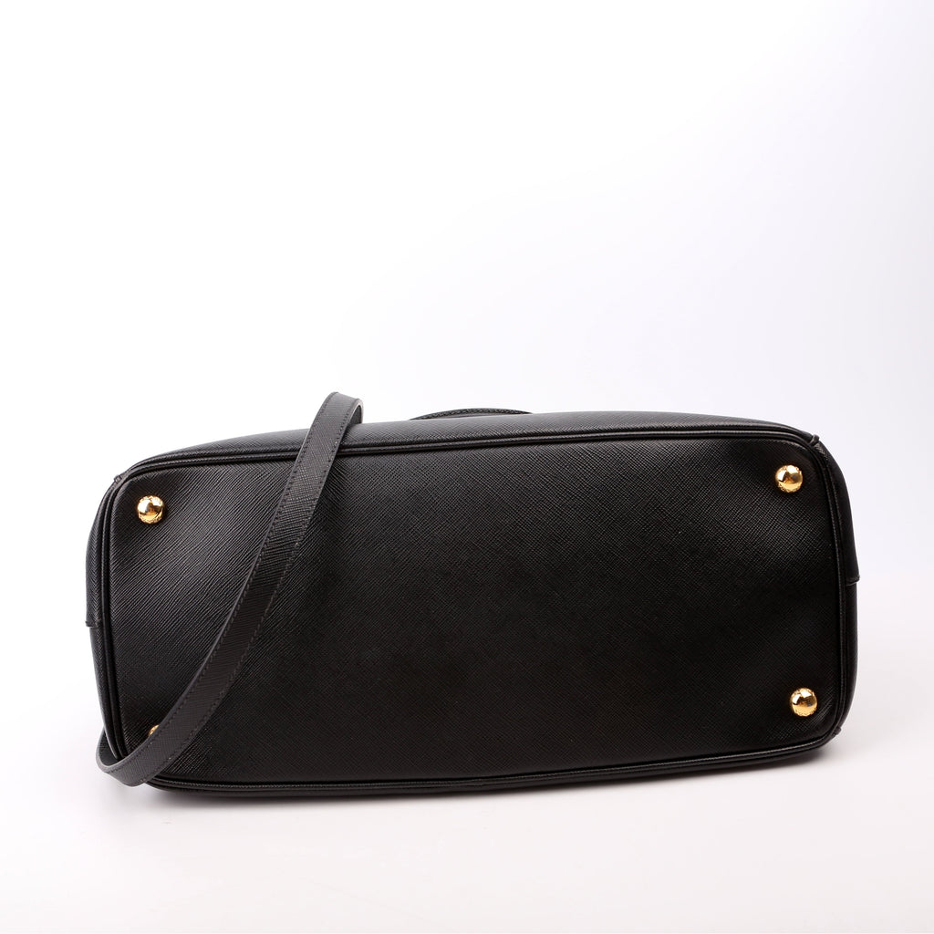 Saffiano Galleria Medium Black