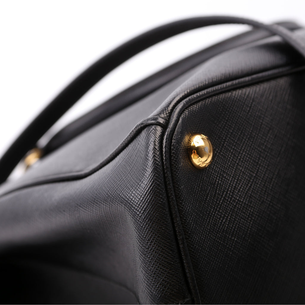 Saffiano Galleria Medium Black