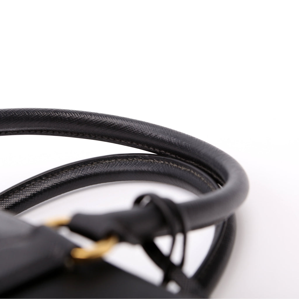 Saffiano Galleria Medium Black