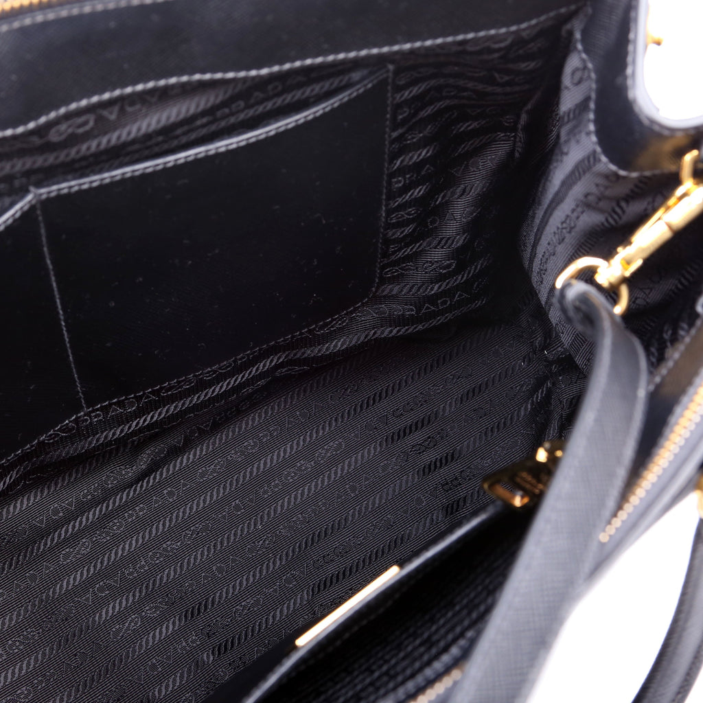 Saffiano Galleria Medium Black