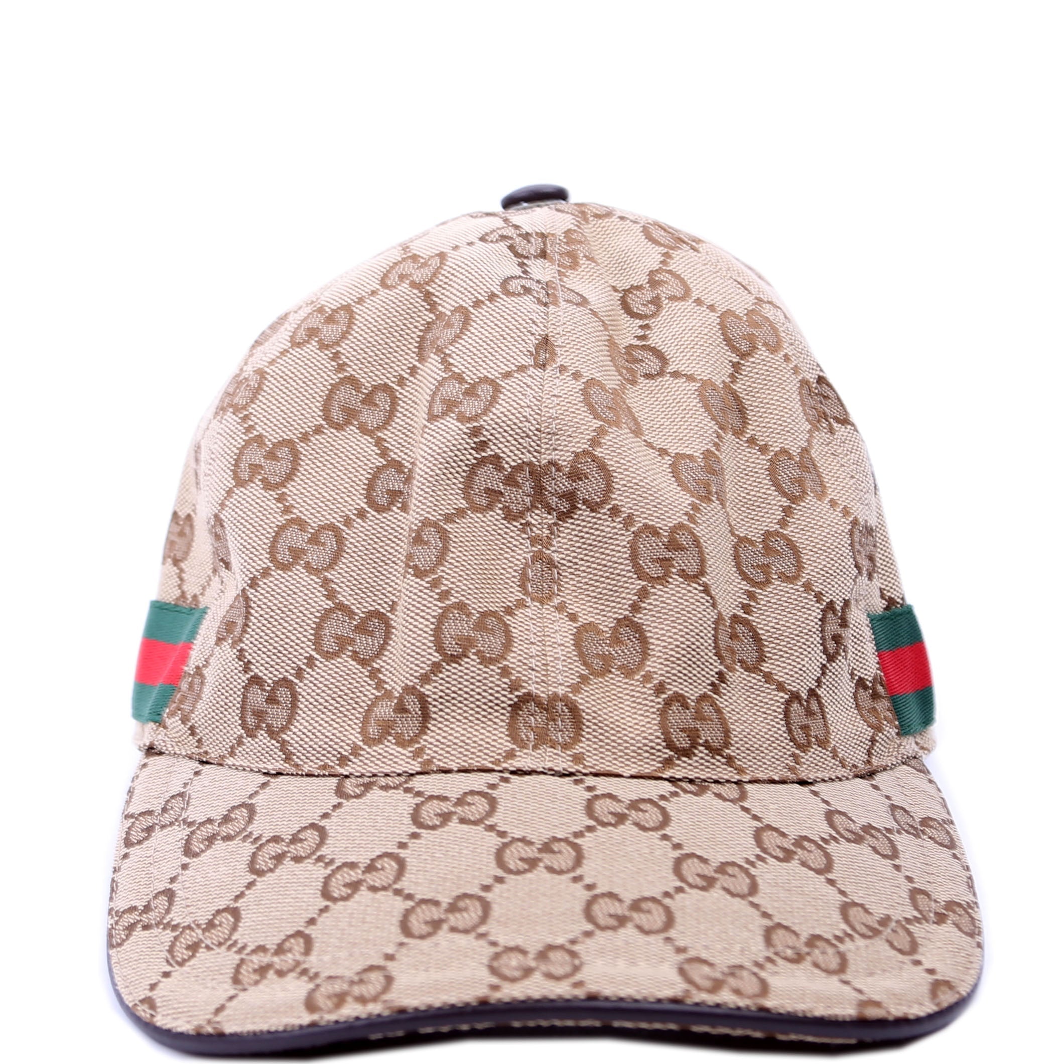 Gucci 200035 GG Canvas Web Hat Size Small