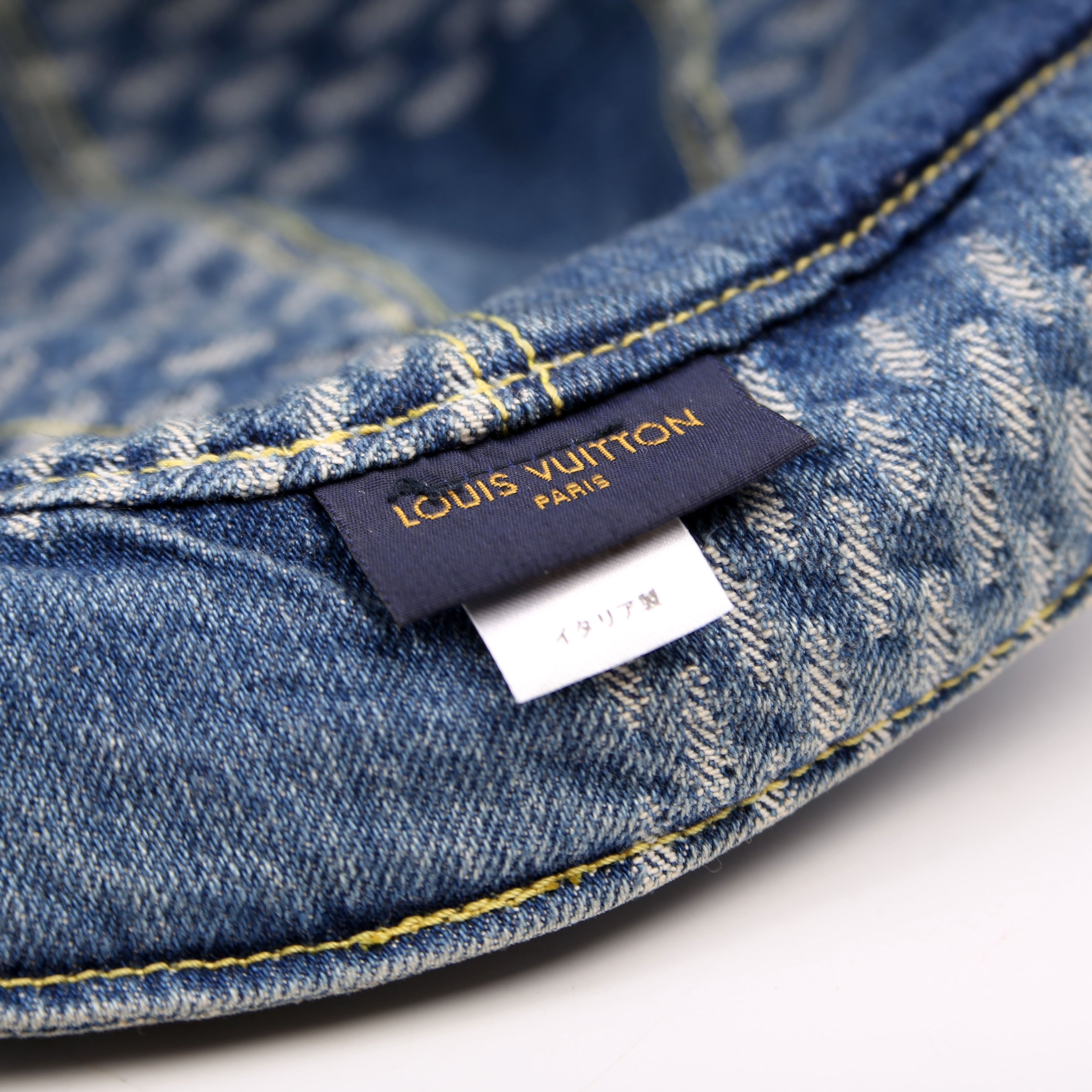 X Nigo Giant Damier Waves Bucket Size Medium